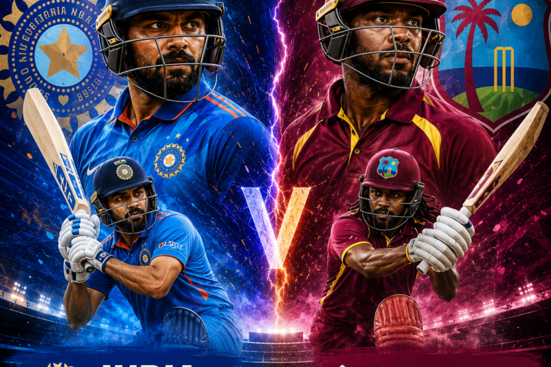 India National Cricket Team Vs West Indies Cricket Team Match Scorecard