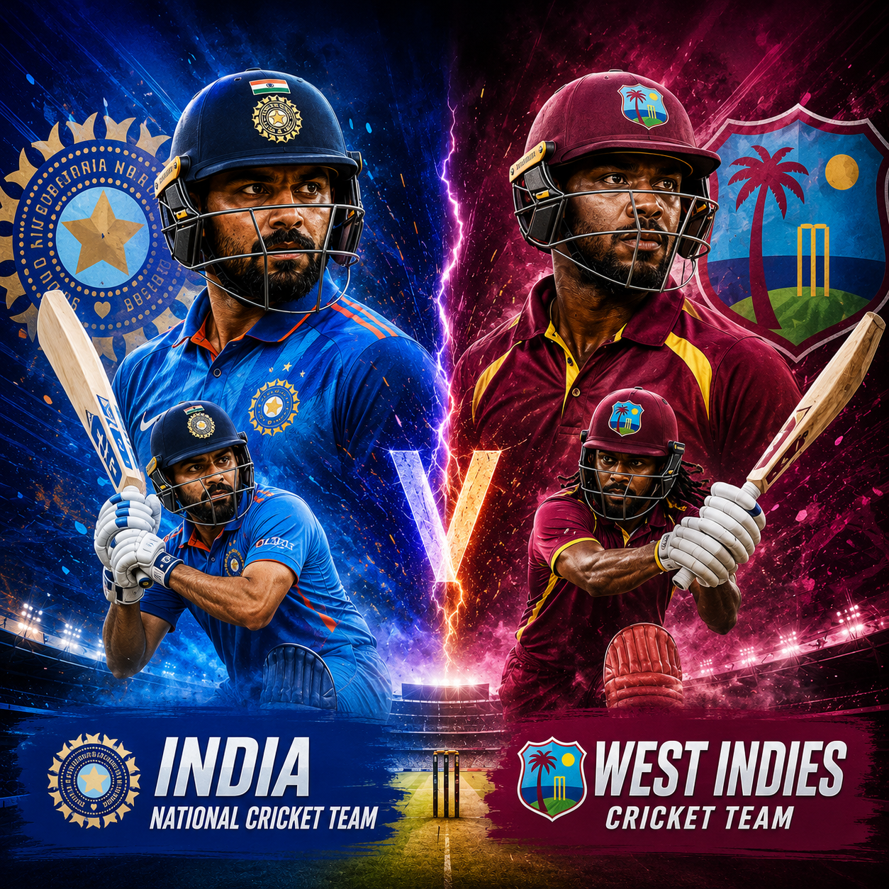 India National Cricket Team Vs West Indies Cricket Team Match Scorecard