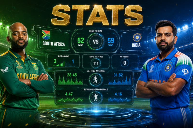 South Africa National Cricket Team Vs India National Cricket Team Stats