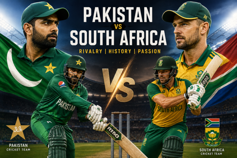 Pakistan National Cricket Team Vs South Africa National Cricket Team Timeline