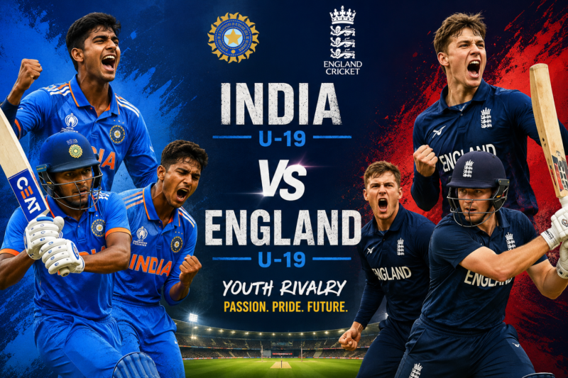 India National Under-19 Cricket Team Vs England Under-19 Cricket Team Timeline