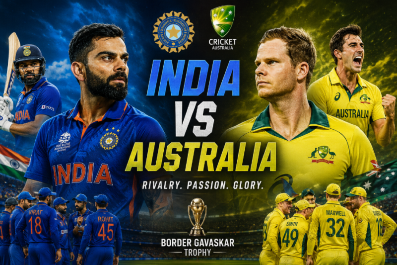 Australian Men’s Cricket Team Vs India National Cricket Team Players