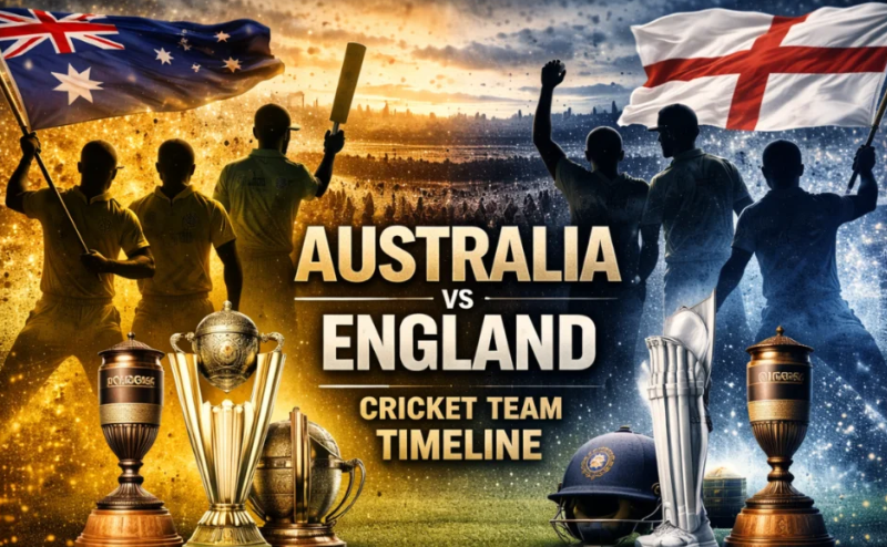 Australian Men’s Cricket Team Vs England Cricket Team Timeline