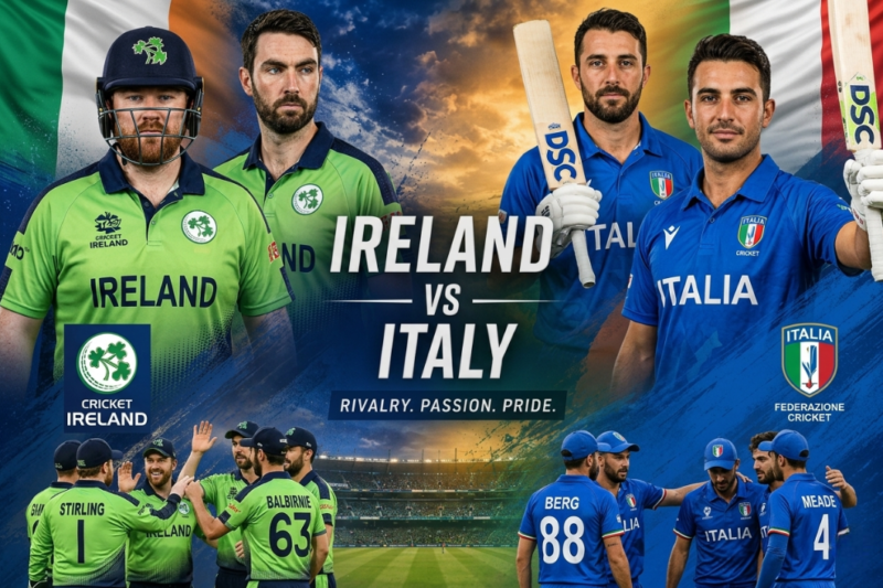 Ireland Cricket Team vs Italy National Cricket Team Match Scorecard