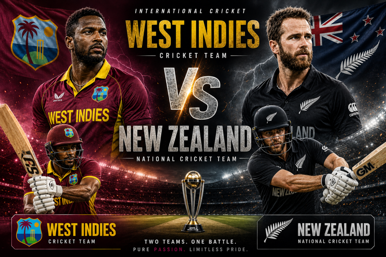 West Indies Cricket Team vs New Zealand National Cricket Team Stats