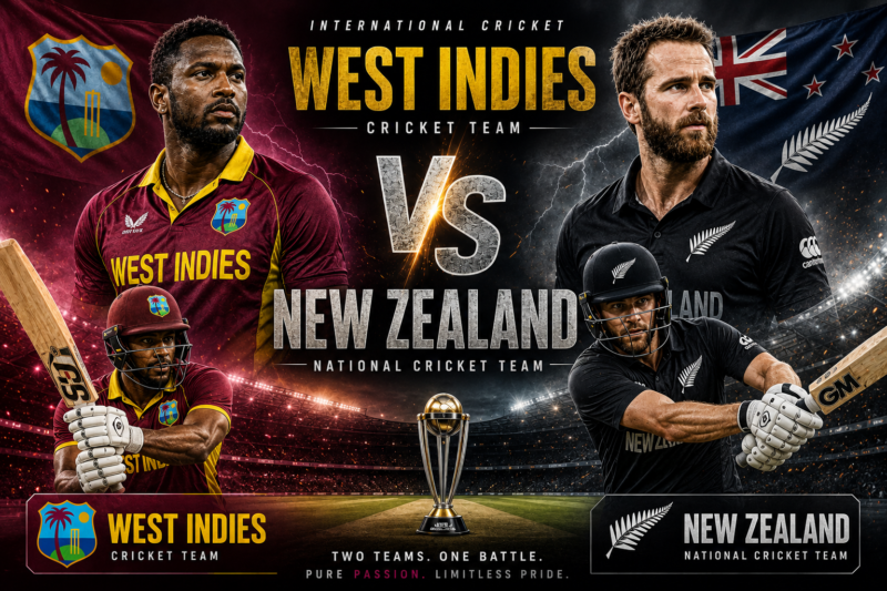 West Indies Cricket Team vs New Zealand National Cricket Team Stats