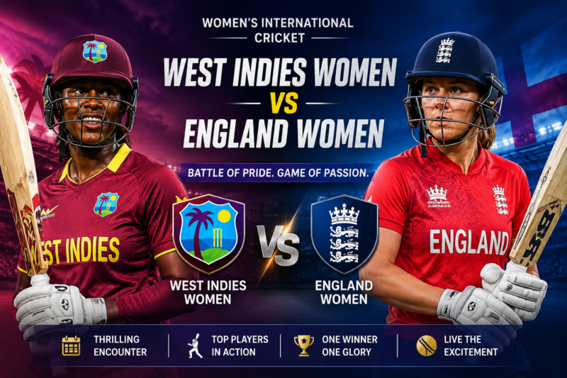 West Indies Women vs England Women’s National Cricket Team Match Scorecard