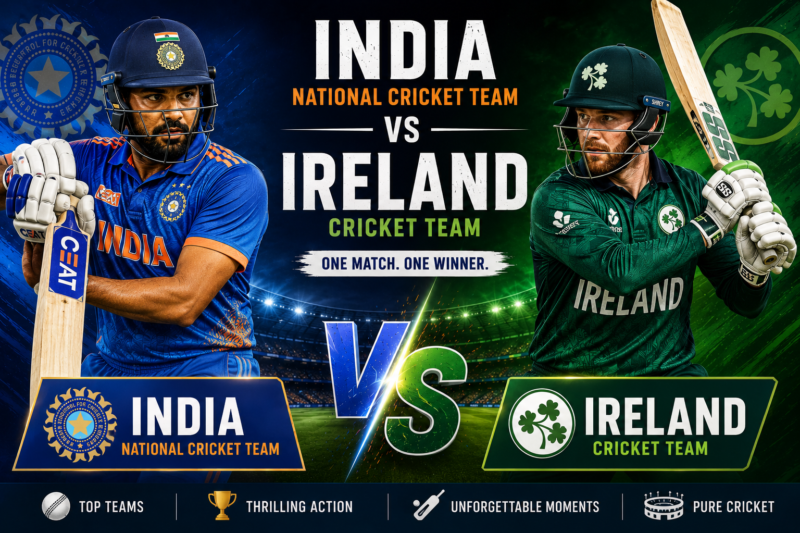 India National Cricket Team vs Ireland Cricket Team Match Scorecard