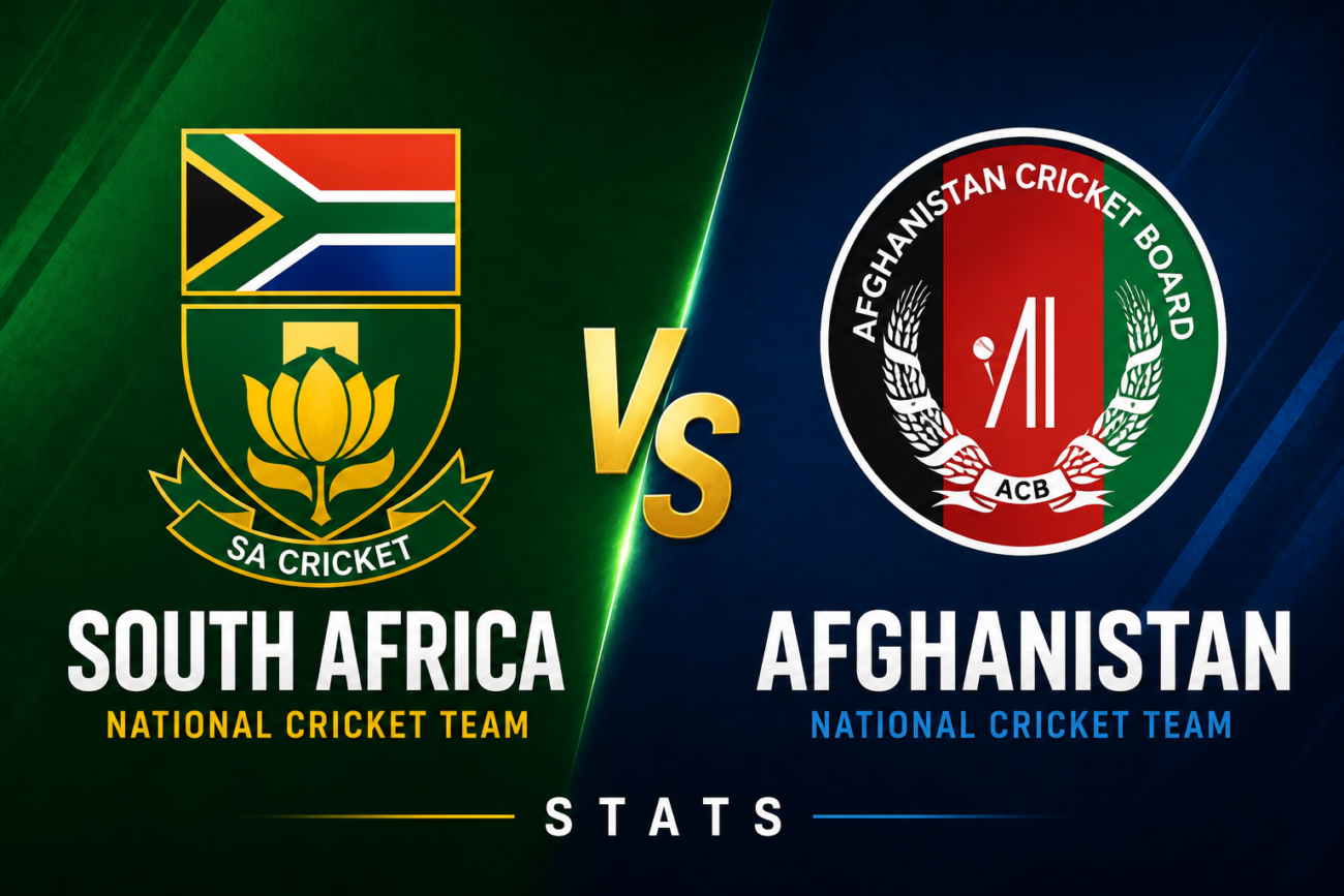 South Africa National Cricket Team Vs Afghanistan National Cricket Team Stats