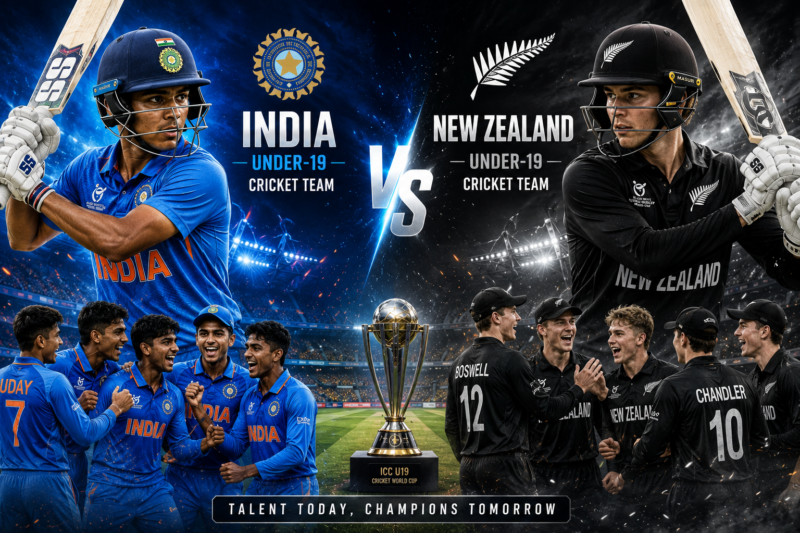 India National Under-19 Cricket Team Vs New Zealand National Under-19 Cricket Team Stats