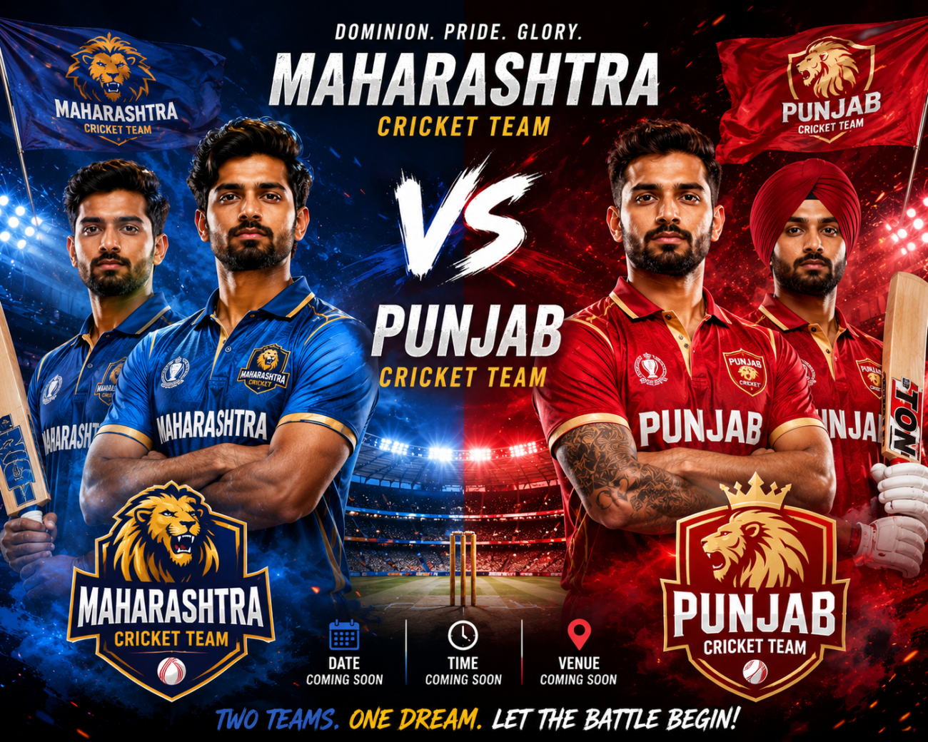 Maharashtra Cricket Team Vs Punjab Cricket Team Players