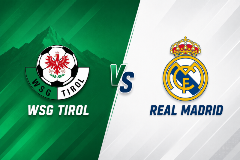 Wsg Tirol Vs Real Madrid Timeline