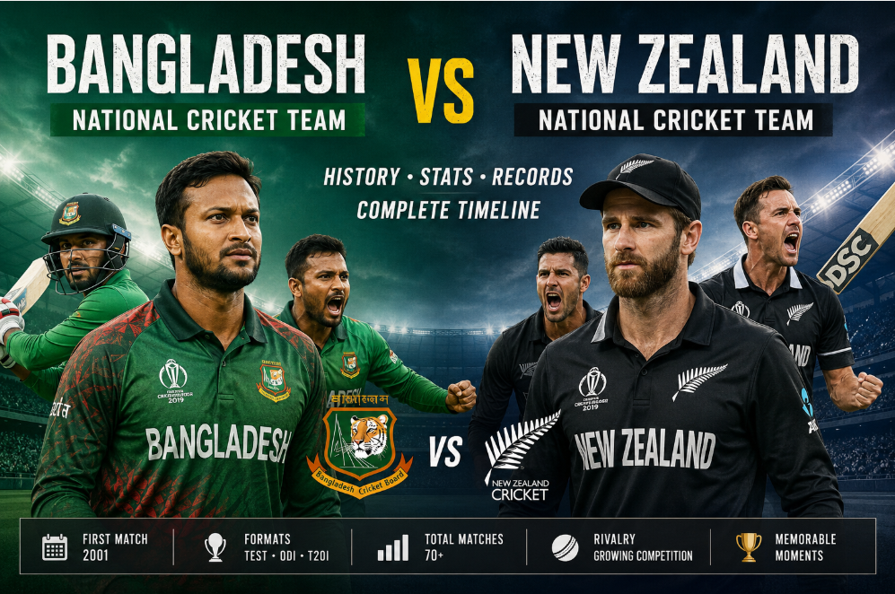 bangladesh national cricket team vs new zealand national cricket team timeline