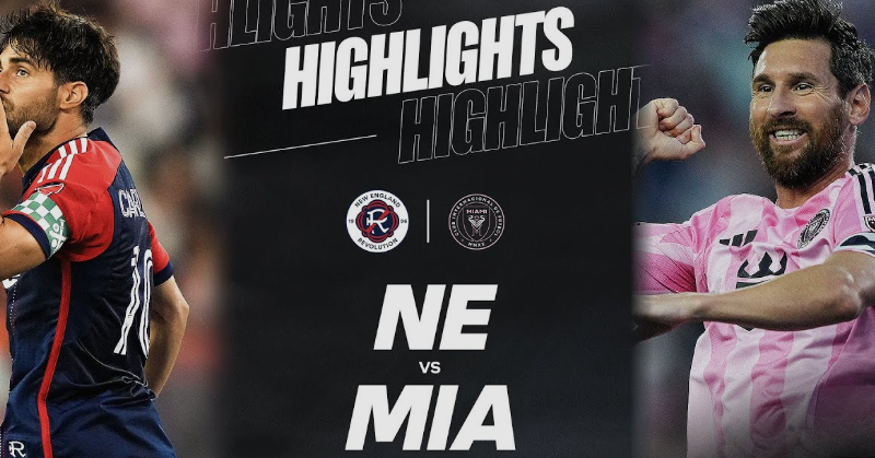 New England Revolution Vs Inter Miami Timeline