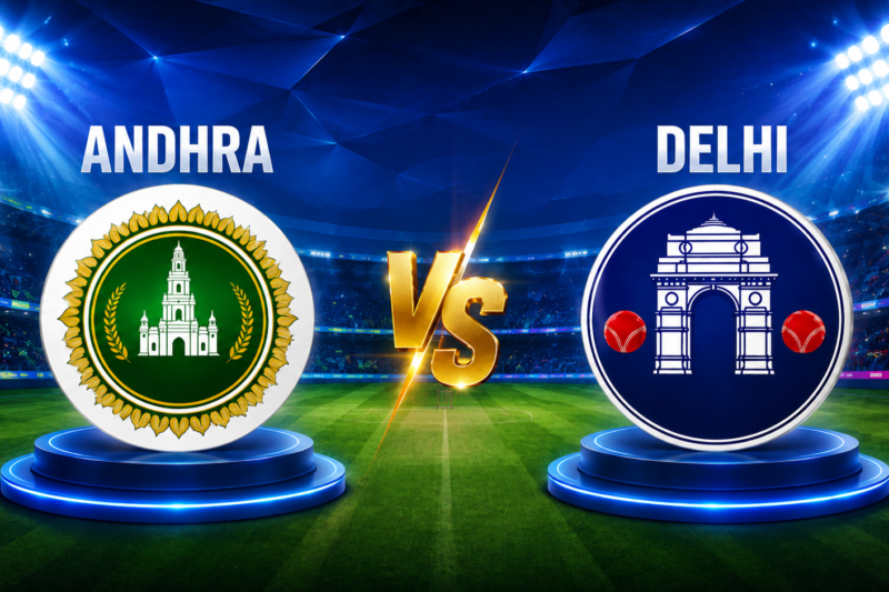 Andhra Cricket Team vs Delhi Cricket Team Stats-Head-to-Head Records, Match Results & Key Numbers