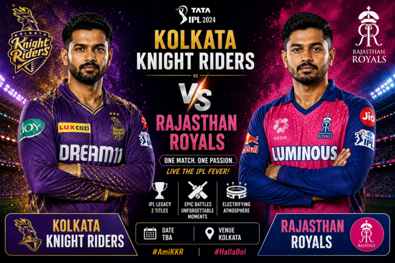Kolkata Knight Riders Vs Rajasthan Royals Match Scorecard 2026 Complete Scorecard, Match Result, Player Stats and Key Moments