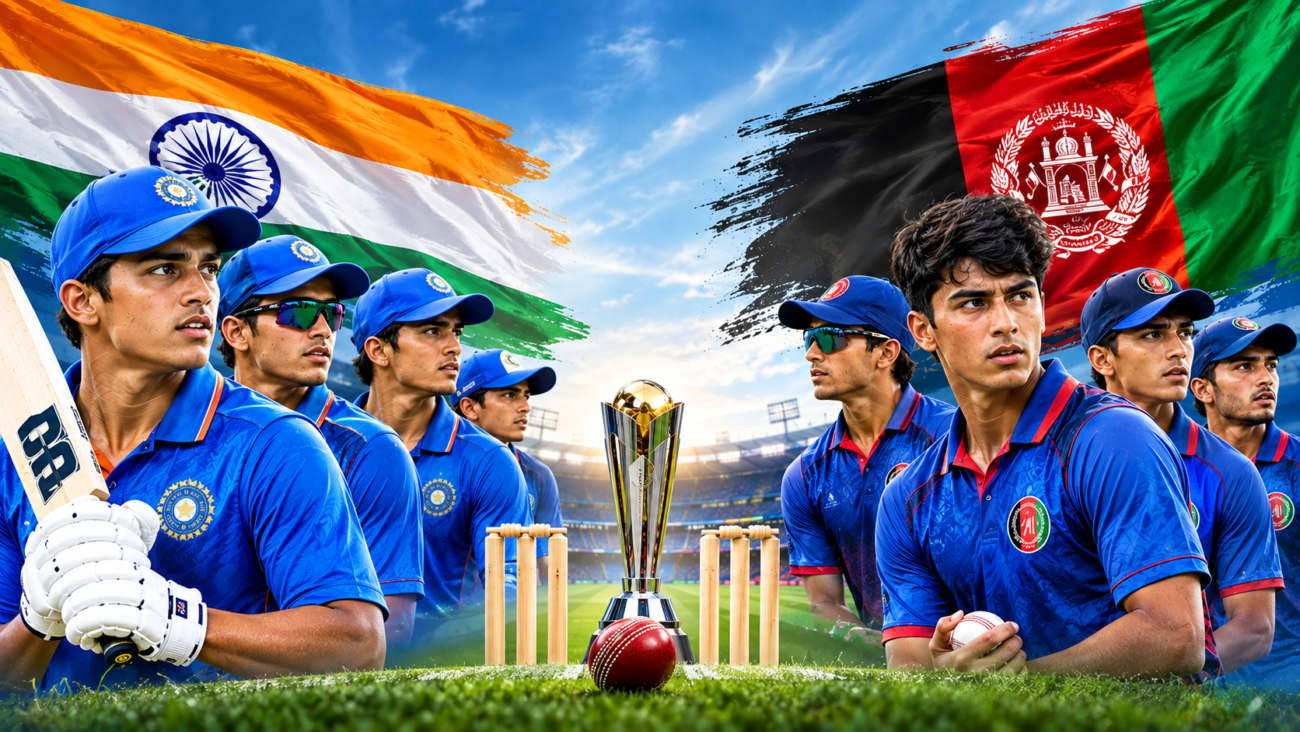 India Under-19 vs Afghanistan Under-19 cricket team timeline with major match results